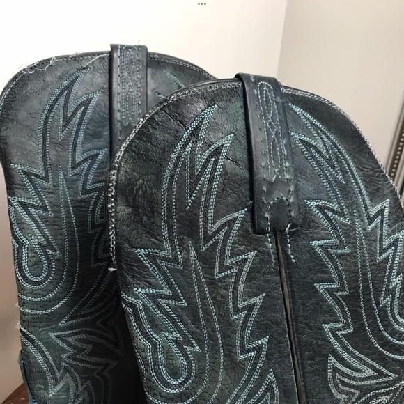 ALCALA’S Women’s Teal Boots / Sophisticated, Yet Rustic Sz 7.5 - Picture 2 of 10